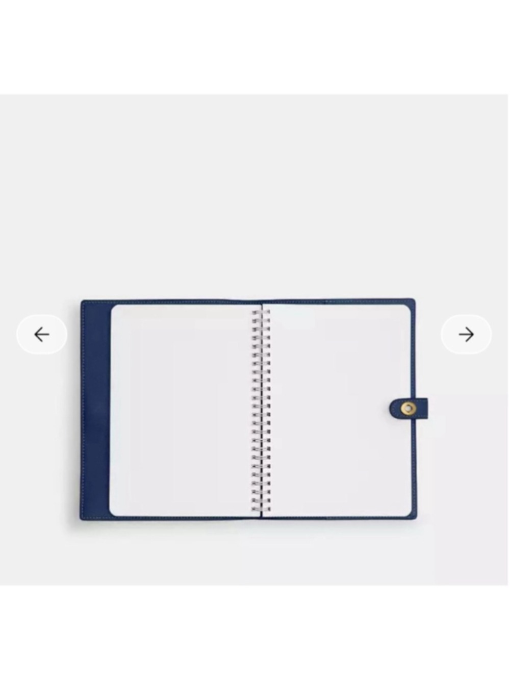 NEW Rexy 10th Birthday Blue Leather Notebook NIB - Picture 4 of 6